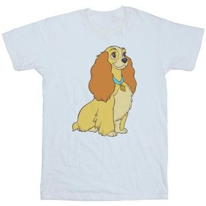 Li-cense Disney heren lady and the tramp lady spaghetti hart t-shirt