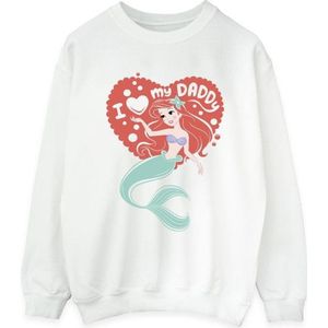 Li-cense Disney dames de kleine zeemeermin love daddy sweatshirt