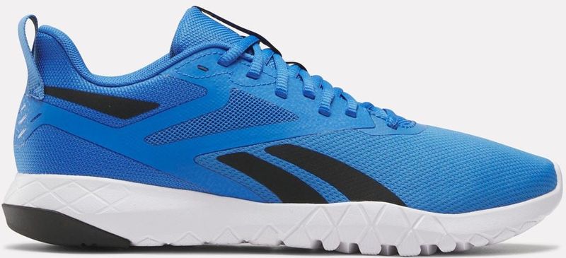 Reebok FLEXAGON FORCE 4 heren Sneaker Sneaker, KINETIC BLUE/BLACK/FOOTWEAR WHITE, 40.5 EU