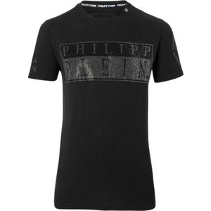Philipp Plein - Bold Monotone - T-shirt - Zwart