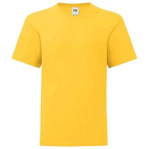 Fruit of the Loom - Iconisch T-shirt - Kinderen - Katoen - Korte Mouwen