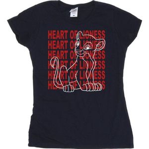 Li-cense Disney dames the lion king heart of a lioness katoenen t-shirt