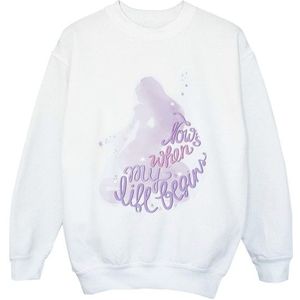 Li-cense Disney dames tangled now´s when my life begins sweatshirt
