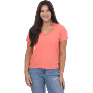 Ted Baker - Miarna - T-shirt - Roze - Easy Fit - V-hals