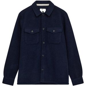 Anerkjendt - AKOSCAR - Overshirt - Donkerblauw - Lange Mouwen