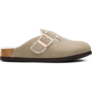Original Penguin - Klaproos Slippers - Nude - Dames - Suède