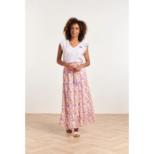 Smashed Lemon 24330 maxi rok met bloemenprint