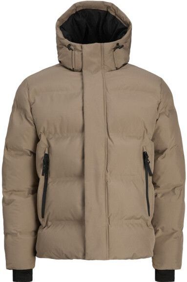 Jack & Jones - Jcofusion - Puffer Jacket - Taupe - Winterjas