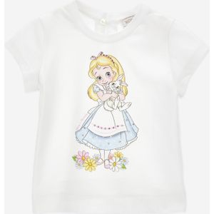 Babykleding Meisjes Alice In Wonderland T-shirt in Wit