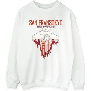 Li-cense Disney dames big hero 6 baymax san fransokyo hart sweatshirt