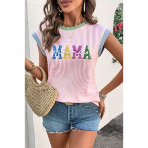 Pailletten Mama Brei Top