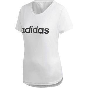 Adidas - Dames Logo T-shirt - 100% Katoen - Korte Mouwen