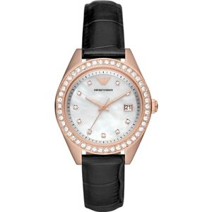 Emporio Armani Rose parelmoer wijzerplaat dames horloge