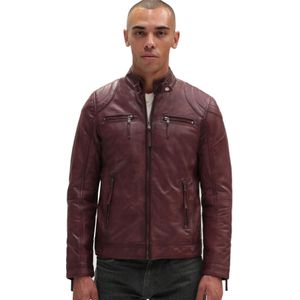 Heren - Moto - Leren Bikerjack - Taiwan