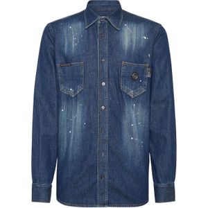 Denim Shirt Skull&Bones