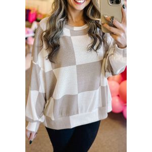 Gechakeerde Lange Mouw Top