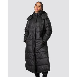 Hunter - Dames Intrepid Lange Puffer - Waterafstotend - Veganistisch - Zwart