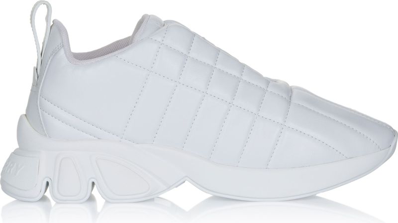 Burberry, Dames, Schoenen, Wit, Maat: 35 1/2 EU Leer,