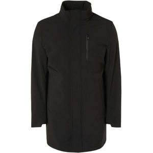 No Excess Jacket long fit stretch softshell black