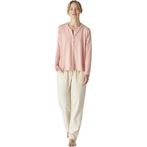 JJBEP0501 Bedrukte pyjama met lange mouwen voor dames