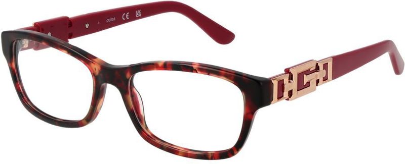 Guess - GU2986 - Brilmontuur - Rood - Acetaat - Demo Glazen
