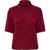 Onlpiumo - Gebreide Pullover - Hoge Hals - Korte Mouwen - Regular Fit