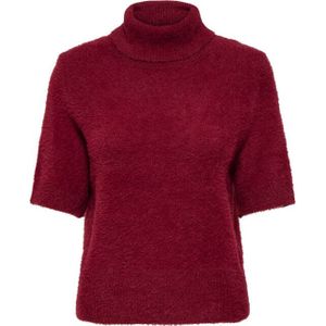 Onlpiumo - Gebreide Pullover - Hoge Hals - Korte Mouwen - Regular Fit