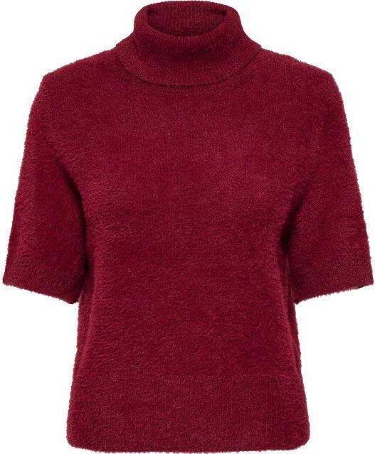 Onlpiumo - Gebreide Pullover - Hoge Hals - Korte Mouwen - Regular Fit