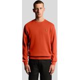 Lyle & Scott - Katoenen Crewneck Sweatshirt - Rood