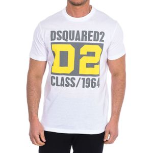 Dsquared 2 - T-shirt - Zwart - 100% Katoen - Korte Mouwen