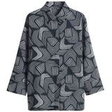 OPUS - Fumina move - Blouse - Crème/Zwart - Driekwart Mouw