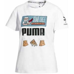 Puma x Tyakasha - Korte Mouw Crew Neck - Wit - T-shirt