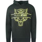 Plein Sport - Zwarte Katoenen Hoodie - Heren - 2XL