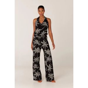 Jansen Amsterdam Funky vp452 jersey printed jumpsuit black/off white