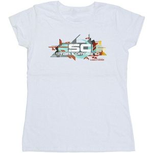 Li-cense Disney dames lightyear star command grafisch titel katoenen t-shirt