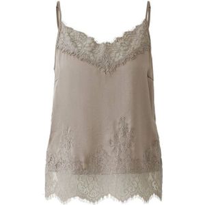 Oui - Top zonder mouw - Bordeaux - 0094325