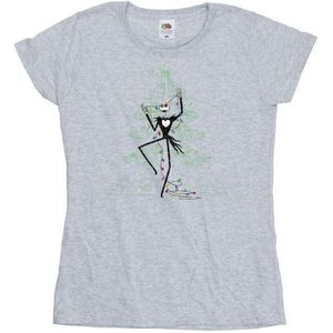 Li-cense Disney dames the nightmare before christmas tree groen katoenen t-shirt