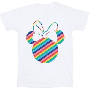 Li-cense Disney heren minnie mouse regenboog gezicht t-shirt