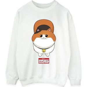 Li-cense Disney dames big hero 6 baymax kitten face sweatshirt