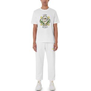 Casablanca - Le Joueur - T-shirt - Wit