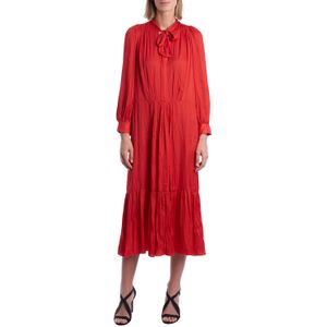 Zadig & Voltaire - Satijnen Midi-jurk - Zwart - Voor Dames