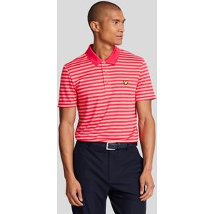 Lyle And Scott - Golf Broad Stripe - Poloshirt - Rood