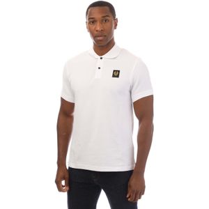 Belstaff - Cotton Piqué Polo Shirt - Wit - Katoen