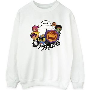 Li-cense Disney heren big hero 6 baymax groep manga sweatshirt