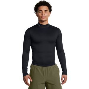 Under Armour - ColdGear Elite Mock Long Sleeve Top - Zwart - Thermoshirt