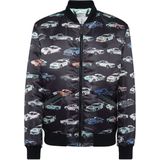 Philipp Plein - Satin Bomber Jacket LS Cars Racing - Veelkleurig - Heren - Polyester