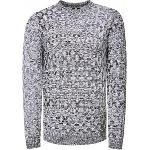 Rusty Neal - Verweerde Ruitpatroon - Gebreide Trui - Ronde Hals