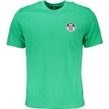T-shirts - Groen - Crew Neck Tee - Korte Mouwen - Met Print en Logo