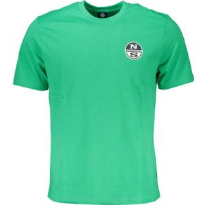 T-shirts - Groen - Crew Neck Tee - Korte Mouwen - Met Print en Logo