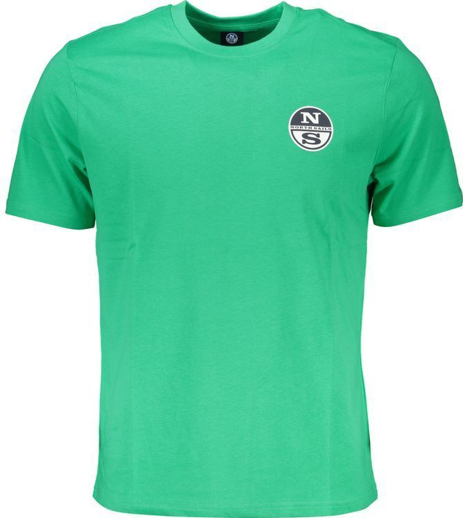 T-shirts - Groen - Crew Neck Tee - Korte Mouwen - Met Print en Logo